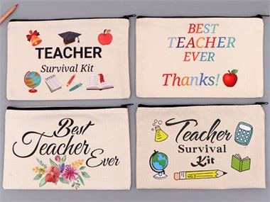 Blyantveske i lerret