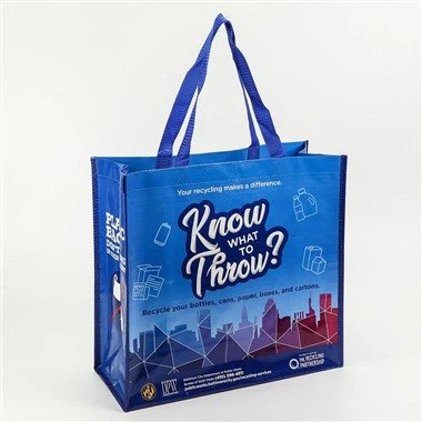 Laminert stoffveske med full utskrift